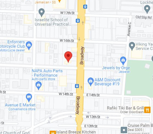 Palm Beach Location Map