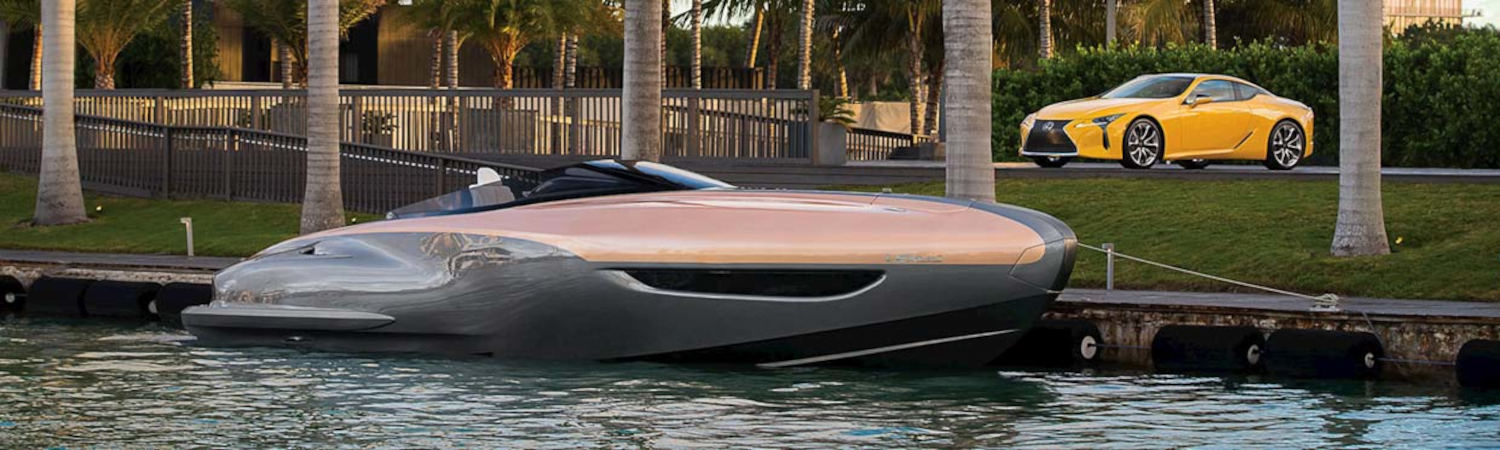 Lexus Carver Yatch Banner